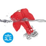 ARMONY - MAGNETISCHE NIPPELKLEMMEN MIT VIBRATION SCHMETTERLINGSFORM ROT